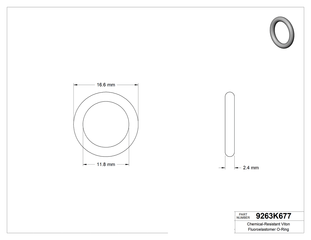 Technical drawing - 9263K677
